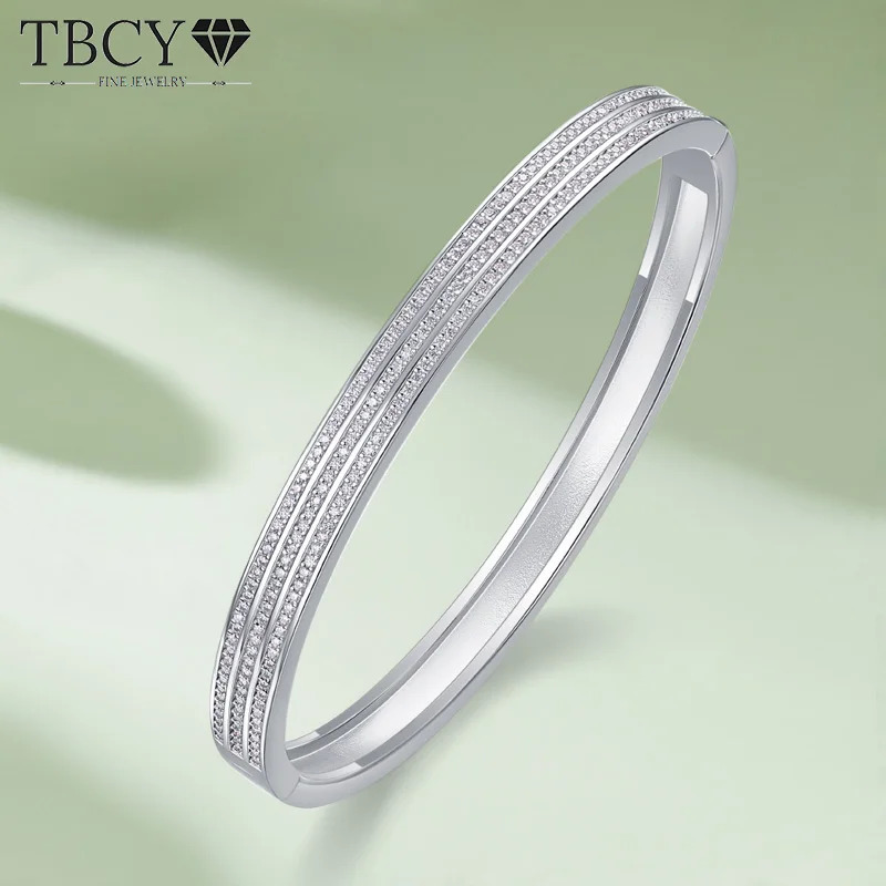 TBCYD D Color Bracelet for Women S925 Silver Full Diamond Sparkling Wedding Exquisite Jewelry Gift Wholesale 241007