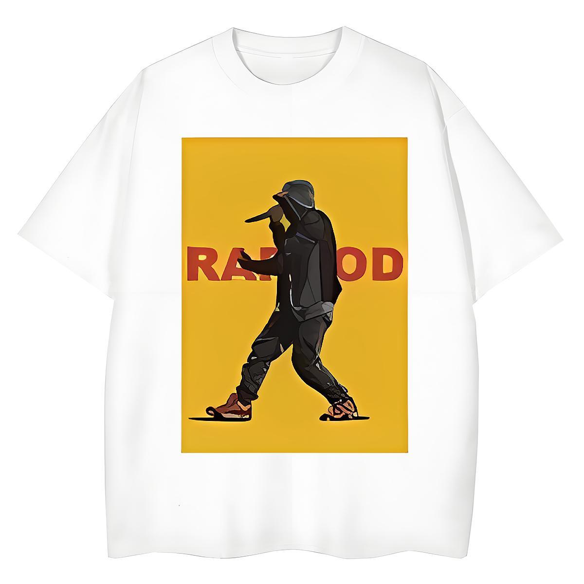 Casual New T-Shirts for Women 230g Cotton Round Neck Short Sleeve Street character Woman Tshirt Wholesale White Plus Size Clothes