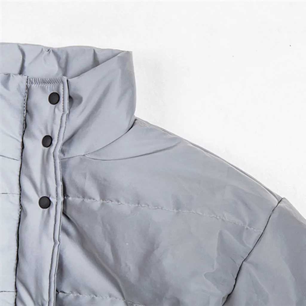 Women's Down Parkas Womens Jacket Kp Winter Short Casual Fashion Womens Jacket Warm Reflective Womens Jacket Womens Coat Y2410196JQB