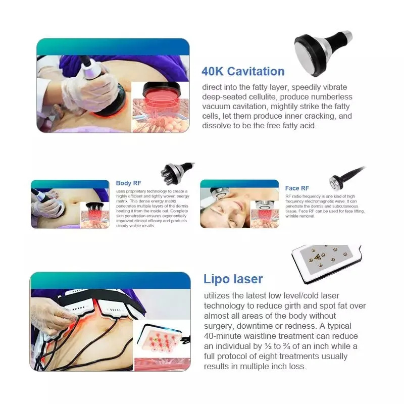 360 Angle Surrounding Frozen Fat Melting Slimming Machine Frozen Fat Laser 40k Cavitation Body RF Facial RF Freezing Fat Reduction Double Chin Removal