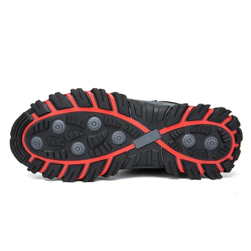 Waterproof Winter Men Boots Suede Warm Snow Outdoor Sneakers Work Casual Shoes Hightop Nonslip Ankle 241019