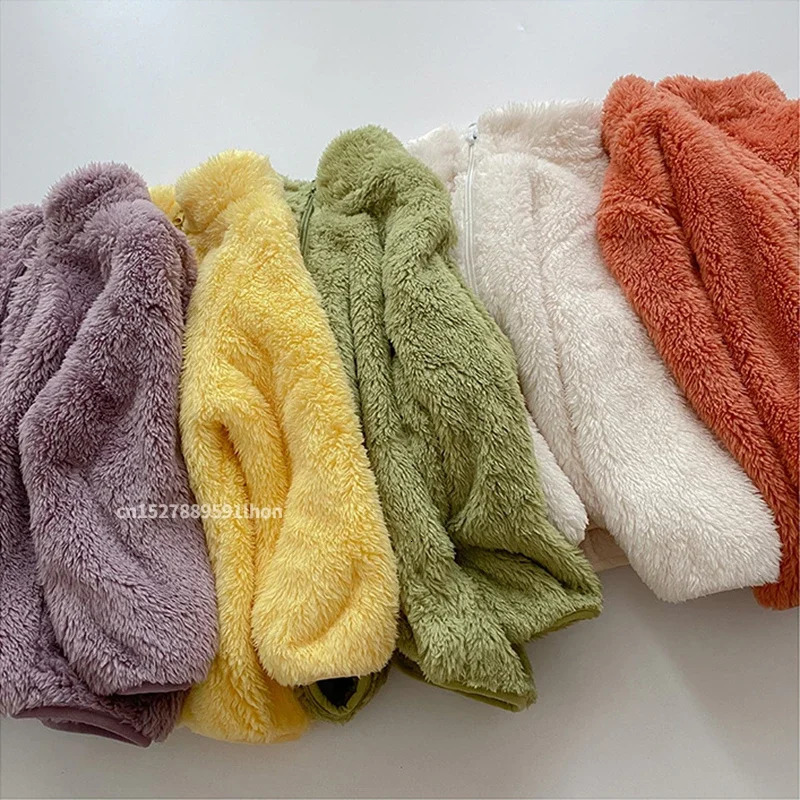 Kids Winter Coats 2024 Children Outerwear Boy Warm Fleece Jacket Baby Girls Jackets for Autumn Spring Clothing 241018
