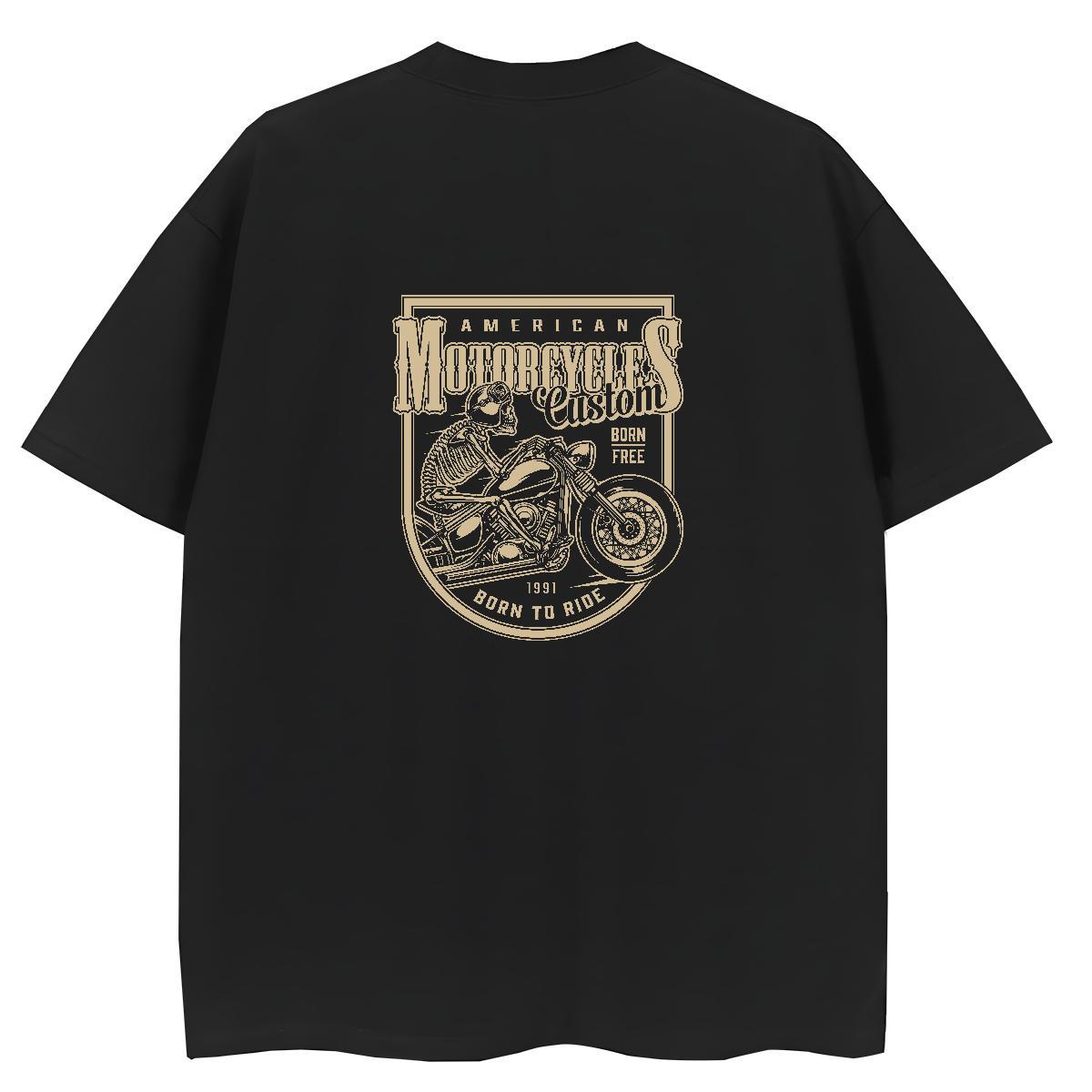 Casual New Womens T Shirts 230g Pure Cotton Breathable Short Sleeve Street Casual skull Woman Tshirt Designer Custom Print Plus Size Clothings