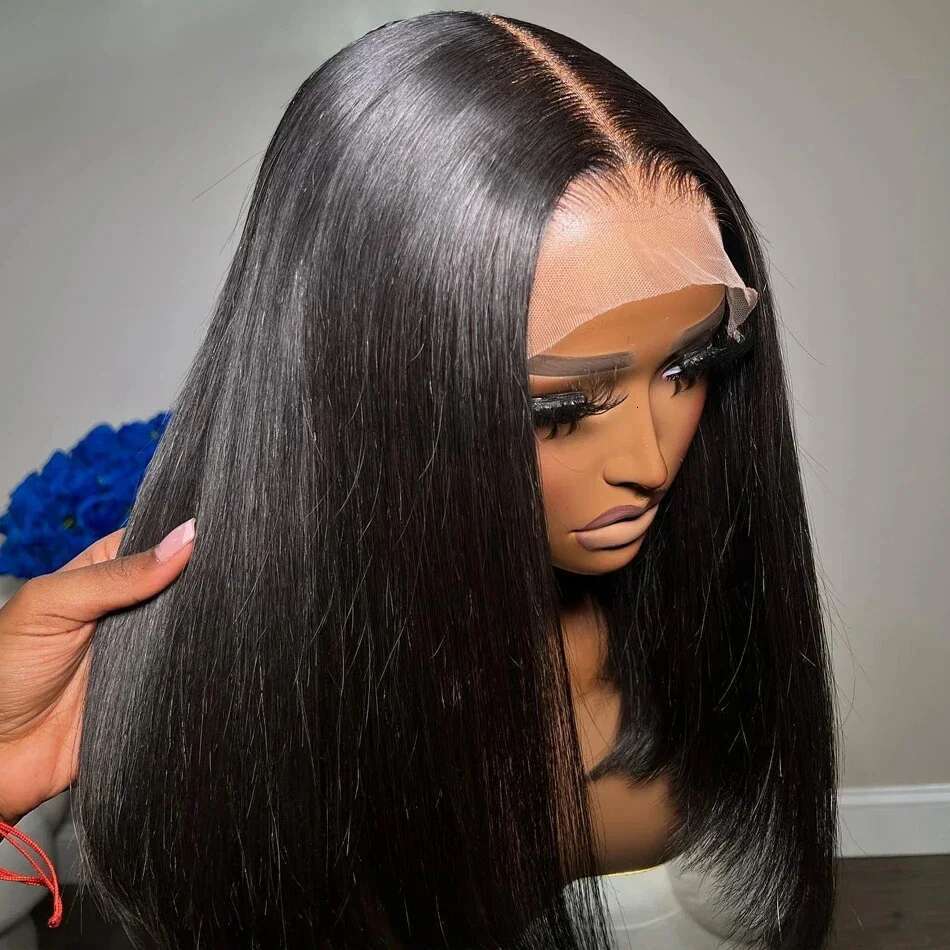 Short Bob Wigs Bone Strsaight 13x4 13x6 HD Front Human Hair For Women 250% Brazilian 5x5 Lace Closure Wig Pre Plucked