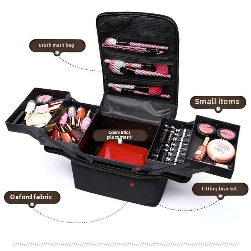 Professional Cosmetic Tool Box Portable Makeup Storage Bag Semi-Permanent Embroidery Worhop Kit Wholesale Beauty Supplies