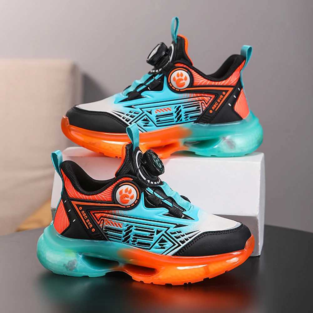 Athletic Outdoor Childrens sports shoes winter leather comfortable flat casual shoes 2024 new outdoor sports tennis anti slip childrens shoes for boys