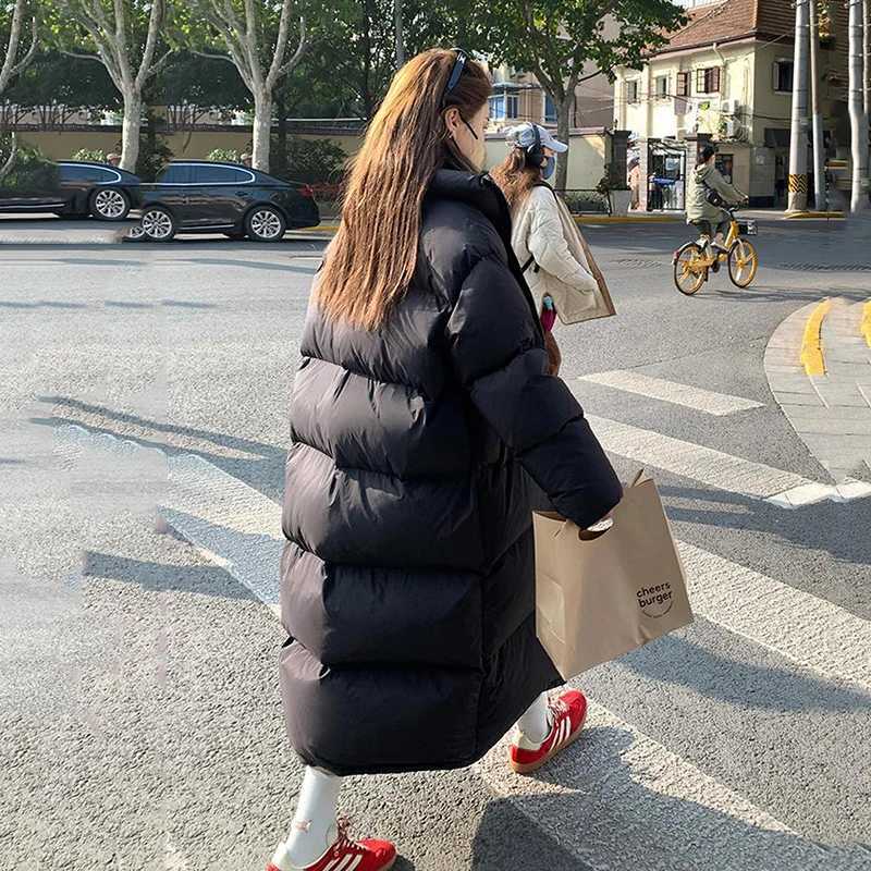 New Winter Womens Large Quilt Cotton Clothes Long Parker Overcoat Female Cold Padded Jacket Female Thickn Warm Down Cotton CoatX241019