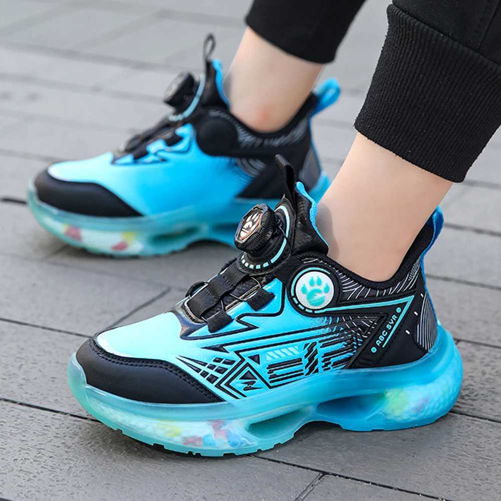 Athletic Outdoor Childrens sports shoes winter leather comfortable flat casual shoes 2024 new outdoor sports tennis anti slip childrens shoes for boys