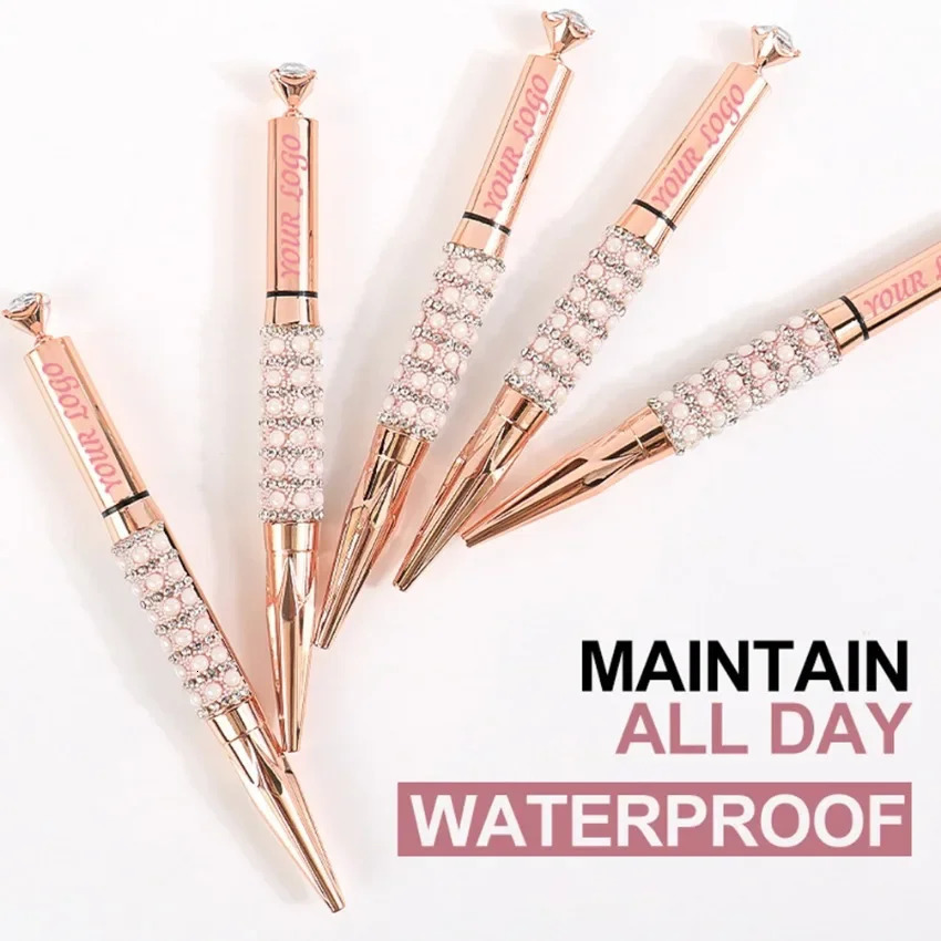 Private label black eyeliner customized makeup durable waterproof stain free fast drying color cosmetics wholesale 241018