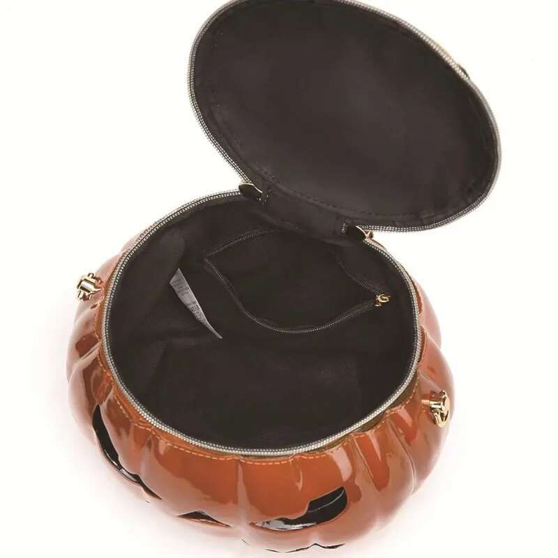 Niche Design Simulation Pumpkin Personalized Fashion Acrylic Slant Body Women's Bag High Quality 3D