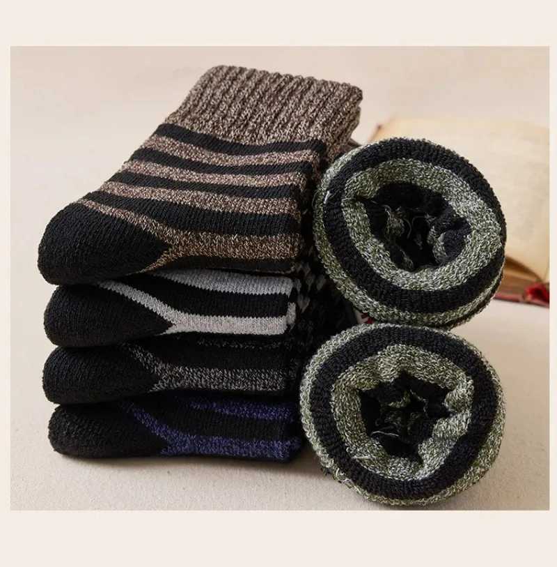 Winter Thicken Wool Socks for Mens High Quality Towel Keep Warm Sock Cotton Christmas Gift Socks for Male Thermal Socks 38-45XJ241019