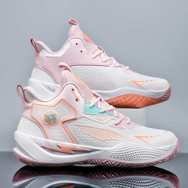 Indoor outdoor basketball men women, practical boots couples, junior high middle school students, and children, sports shoes for adults