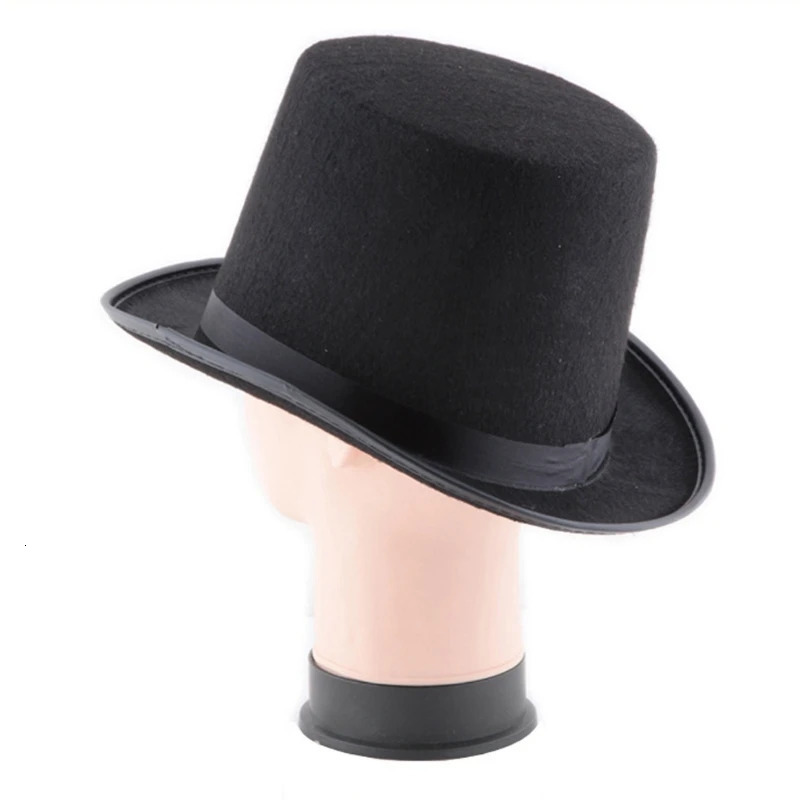 Retro hat magician costume cosplay Halloween props party supplies gentleman circus Ringmaster cosplay male female 241018