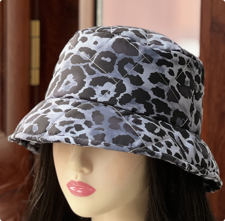 Leopard Print Bucket Hat Wide Brim Hats Fashion Women Autumn Spring Fisherman Sun Cap Travel Sunshade