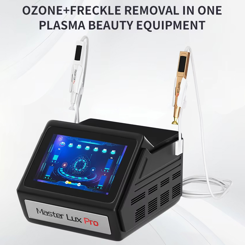 CE Approved 2 Handles Skin Restoration Ozone + Plasma Pen Skin Rejuvenation Face Contouring Firmness Increase Fibroblast Repairing Anti-bacteria Machi