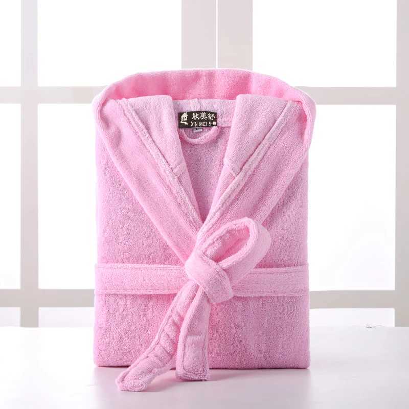 Hooded Bathrobe Men 100% Cotton Long Terry Towel Big and Tall Towel Bathrobe Male Terry Cloth Bath Robe Sleeping Dressing GownXJ241018