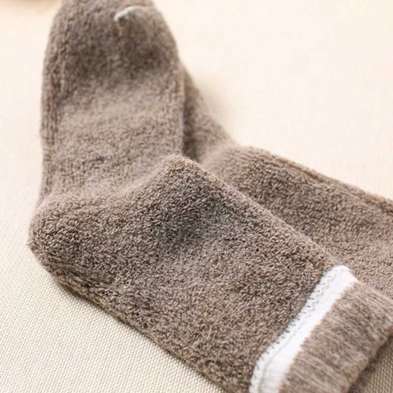 Winter Warm Merino Wool Male Men Women Socks Super Thicker Solid Rabbit Socks Against Cold Snow High QualityXJ241019