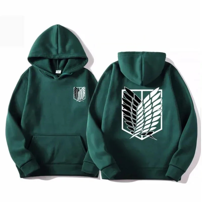 Attack on Titan Mens Hoodie Anime Hoodies Men Women Streetwear Pullover Harajuku Shingeki no Kyojin Sweatshirt Clothes 241010