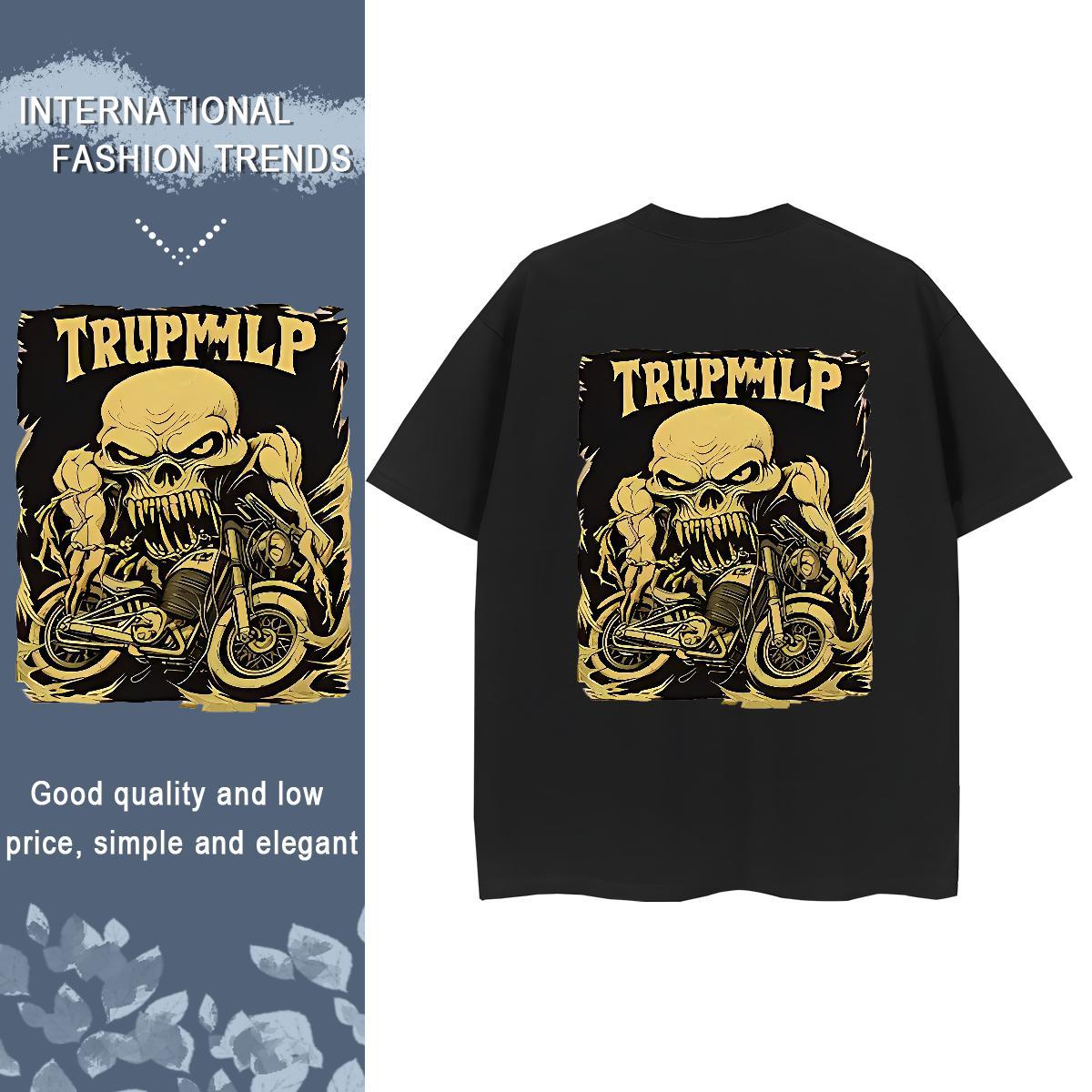 Designer Women T Shirts 230g Pure Cotton O Neck Short Sleeves Casual skull Women Tshirts 5A Anime Clothings