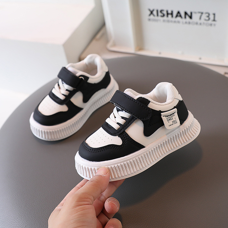 Toddler Shoes Brown Black White Low Top Board Girls Sneakers Cutefeet Kids Sport Trainers Infant Boys Student Casual Sneakers 1 - 6 Years Sizes 22 - 3