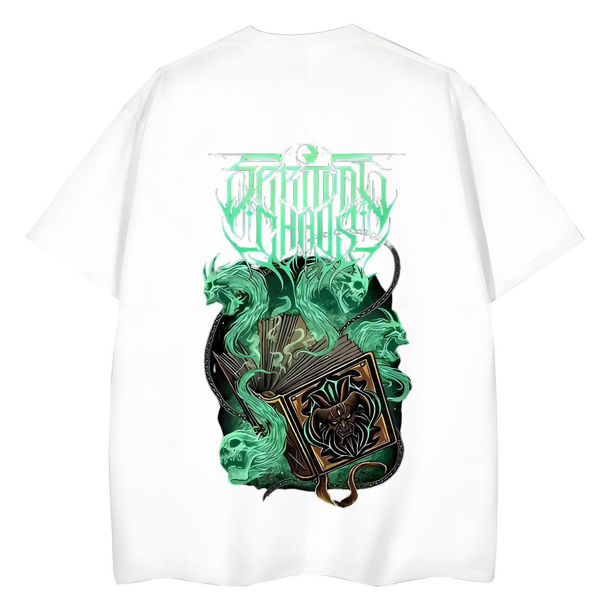 TOP Quality T Shirts Women 230g Cotton Crew Neck Breathable Casual Sport skull Womens Tshirts Female Cartoon Printing L-4XL Clothings