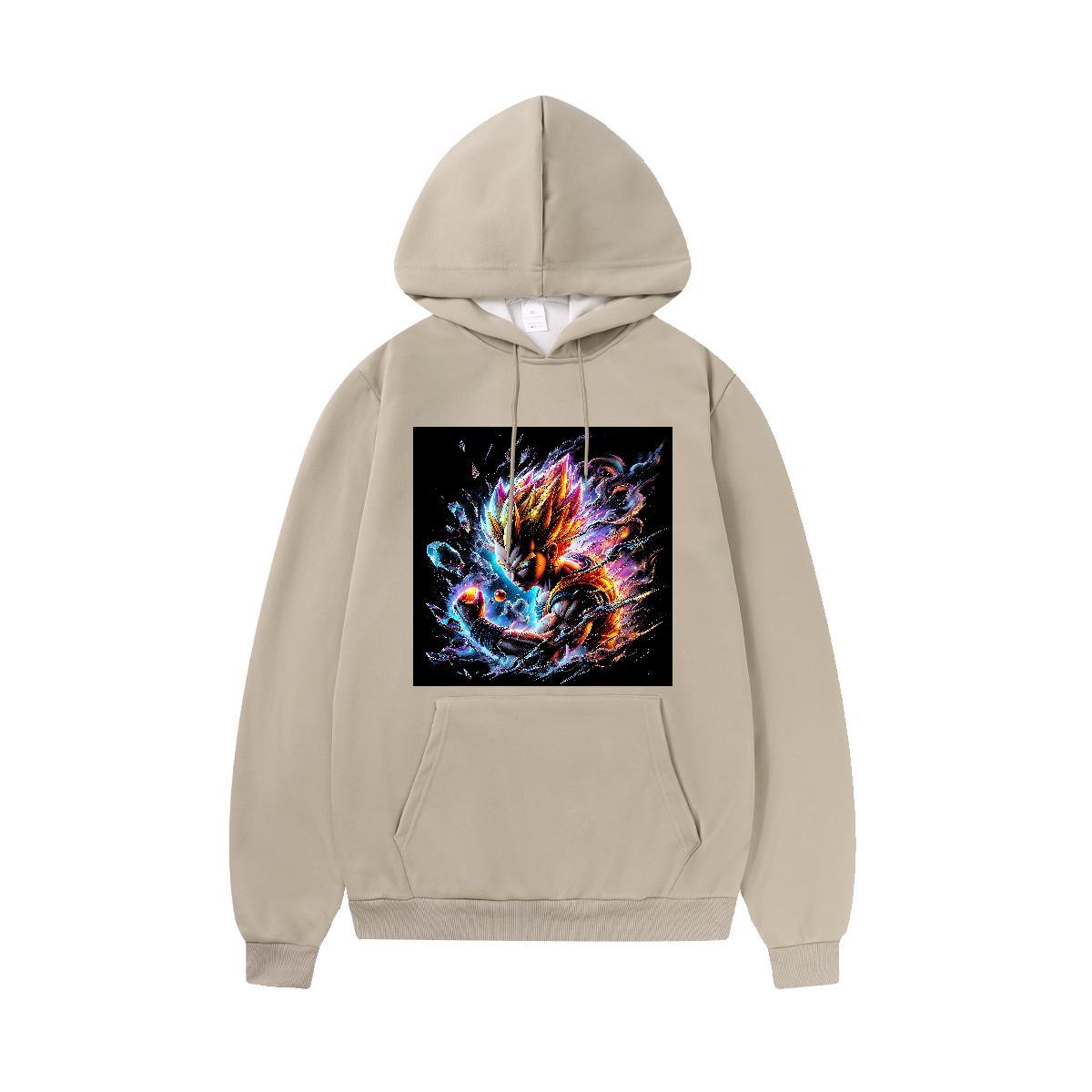 Fashion Men Sweatshirt hoodie Drawstring Long Sleeve Cool Design Men Clothes Hoodie Custom Print Oversized Clothings Y2K Cotton 350g
