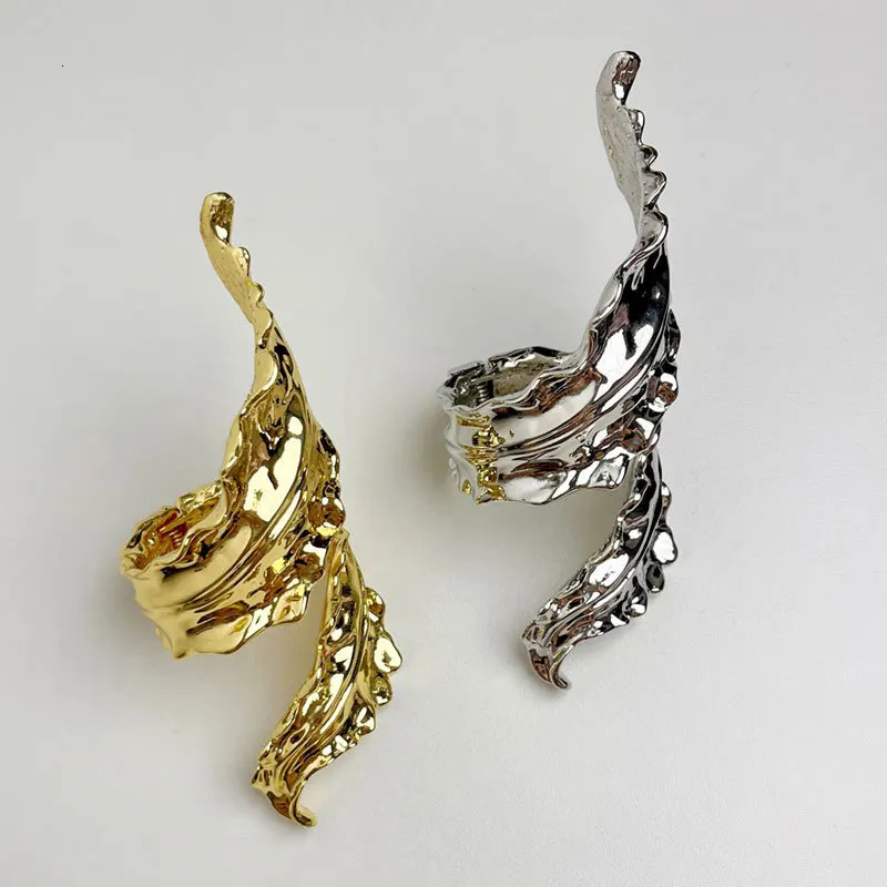 Draweye Womens Metal Leaf Bracelet Retro Irregular Punk Style Luxury Jewelry Bracelet Fashion Hip Hop Pulseras MUJI 241018
