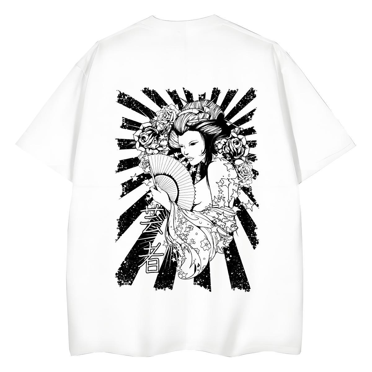 Custom Womens T Shirts 230g 100% Cotton Round Neck Short Sleeve Home Outdoor skull Lady T shirt Soft Cartoon Floral Printing Tops