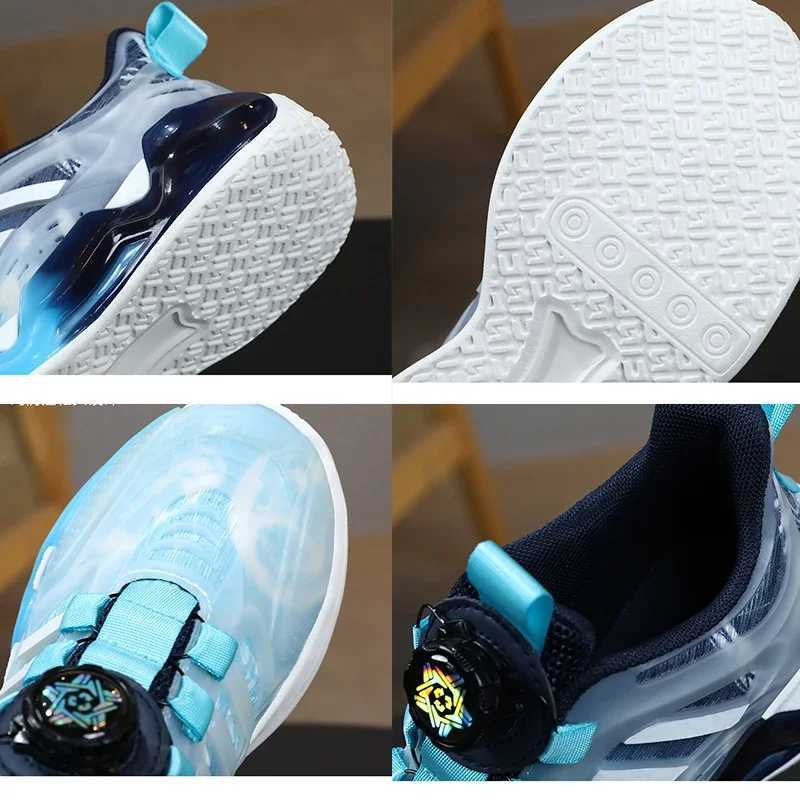 Athletic Outdoor Kid Sport Shoes non-slip casual Outdoor running Swivel Buckle Baby Boys Girls Sneaker dents Shoes Toddler Soft Shoes H241019