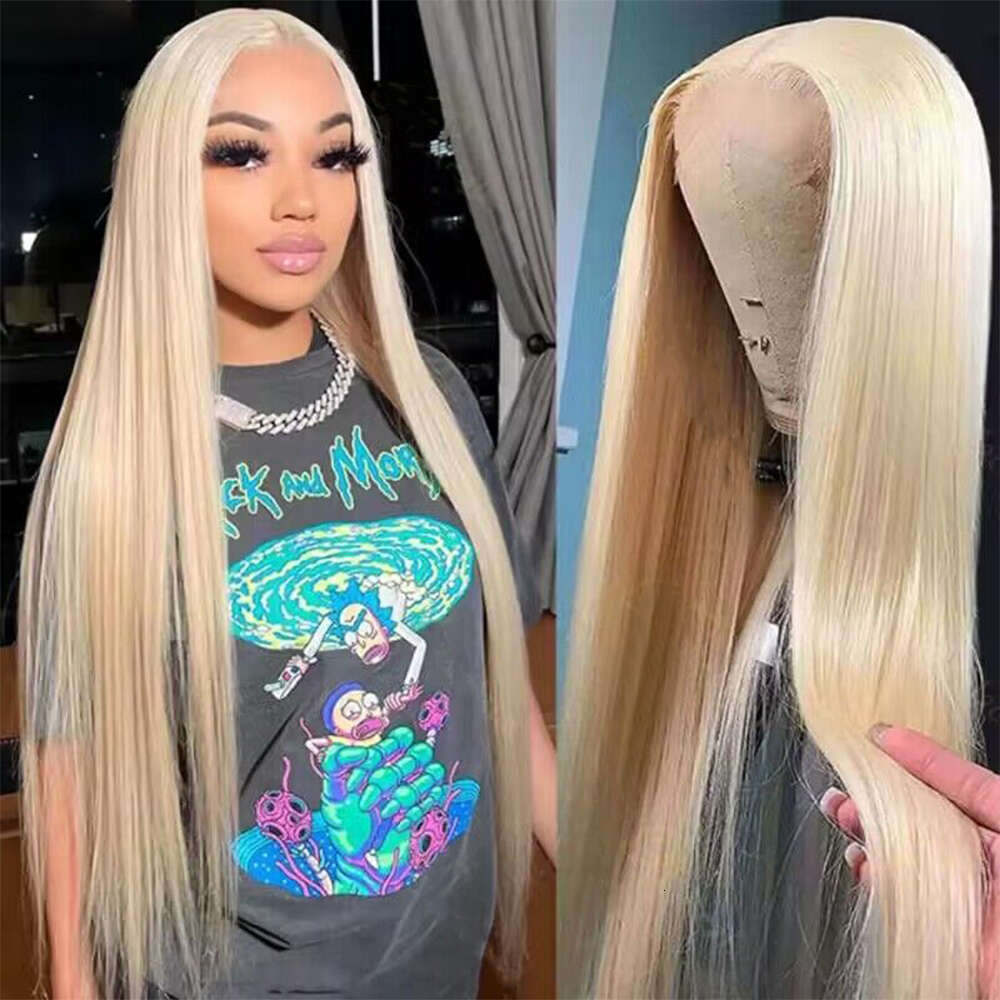 200 Density Straight Blonde 613 Hd 13x6 Brazilian Human Hair Wigs For Women 13x4 Lace Frontal Colored Wig