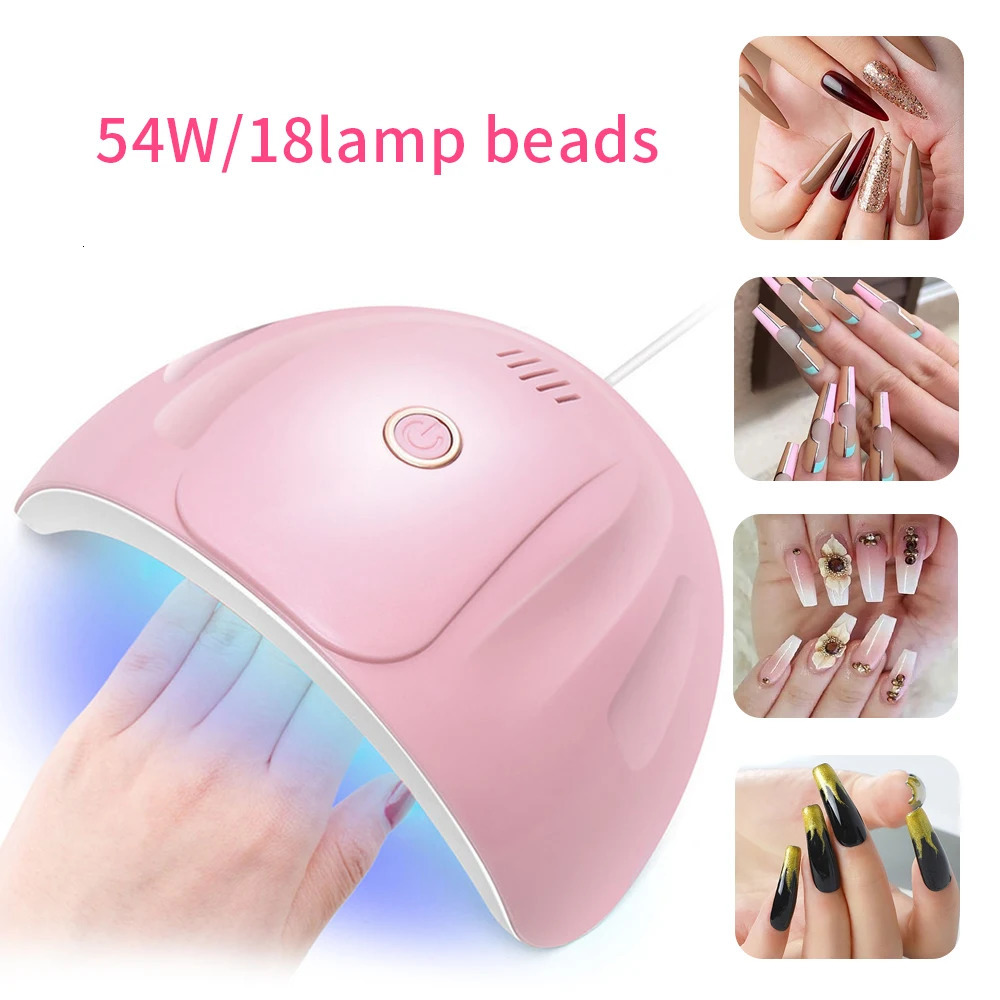CNHIDS UV nail lamp art nail dryer automatic sensor portable LED gel nail dryer professional manual nail equipment tools 241018
