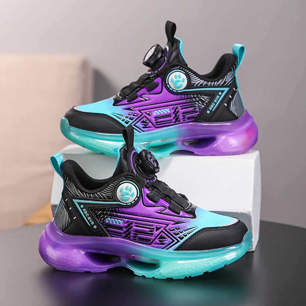 Athletic Outdoor Childrens sports shoes winter leather comfortable flat casual shoes 2024 new outdoor sports tennis anti slip childrens shoes for boys