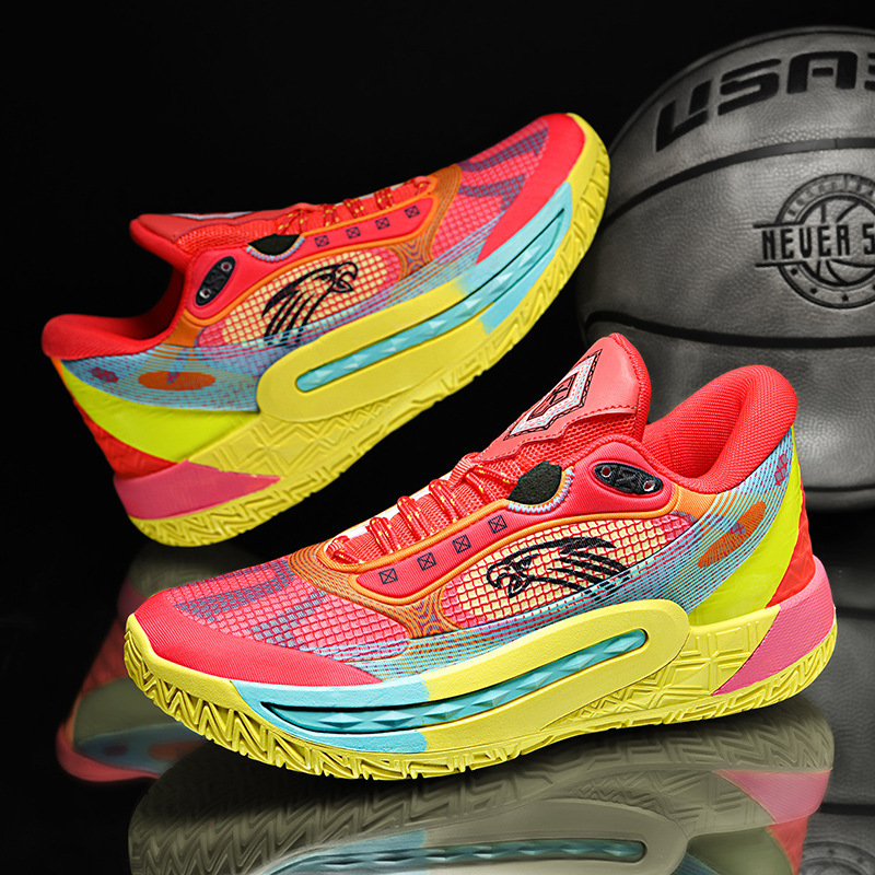 Basketball shoes, youth sports, concrete floor boots, men's and women's couple, student sports shoes