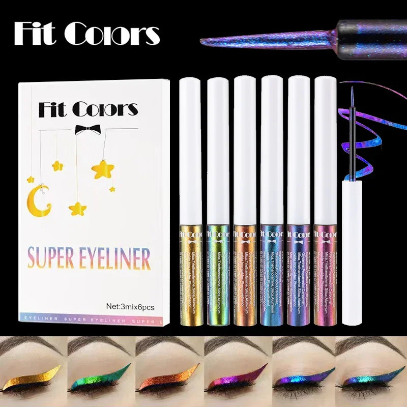 Aurora Polychrome eye shadow Pigment Lasting Multicolor Chameleon Peacock Galaxy Colorful Gloss Shining Liquid eyeliner 241018