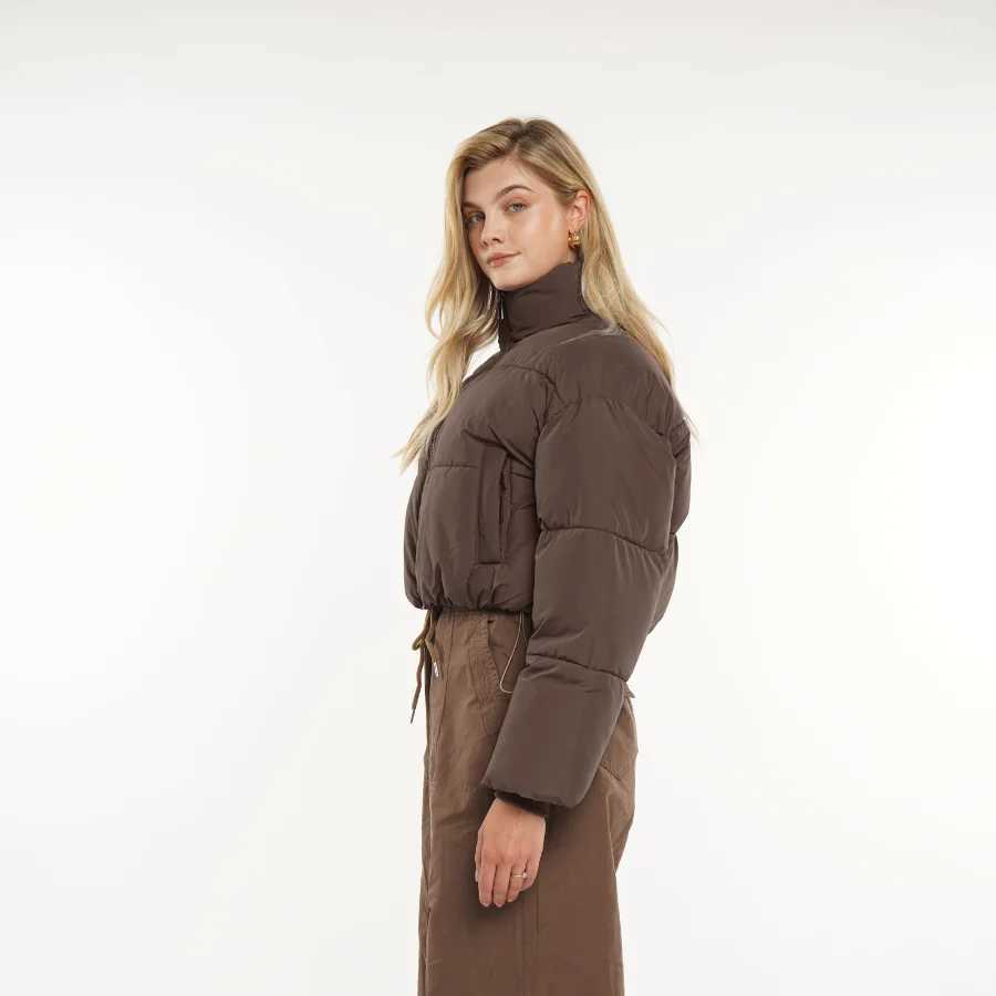 Women's Down Parkas Womens winter inflatable jacket stand up collar cut quilted jacket splash proof windproof corrosion-resistant Y241019R2JQ