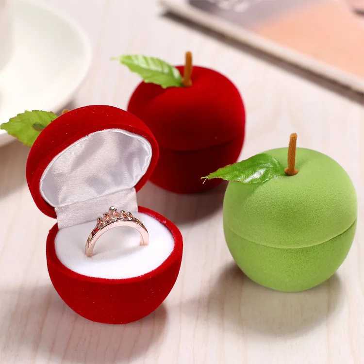 1 delicious food style velvet jewelry box engagement ring box earring necklace jewelry packaging box W241019