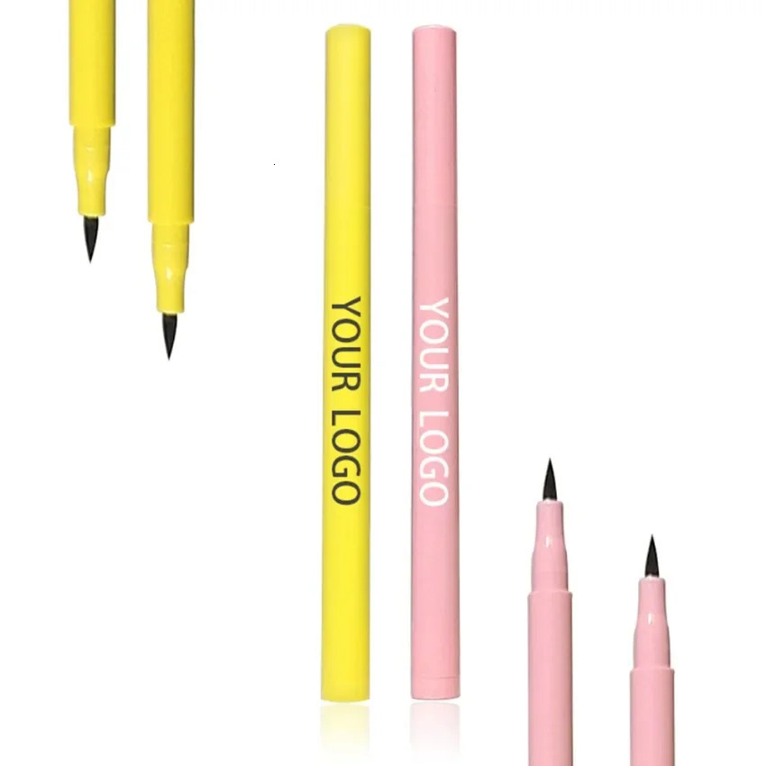Private label single head liquid eyeliner durable waterproof color rendering fast drying customized makeup wholesale pure vegetable 241018