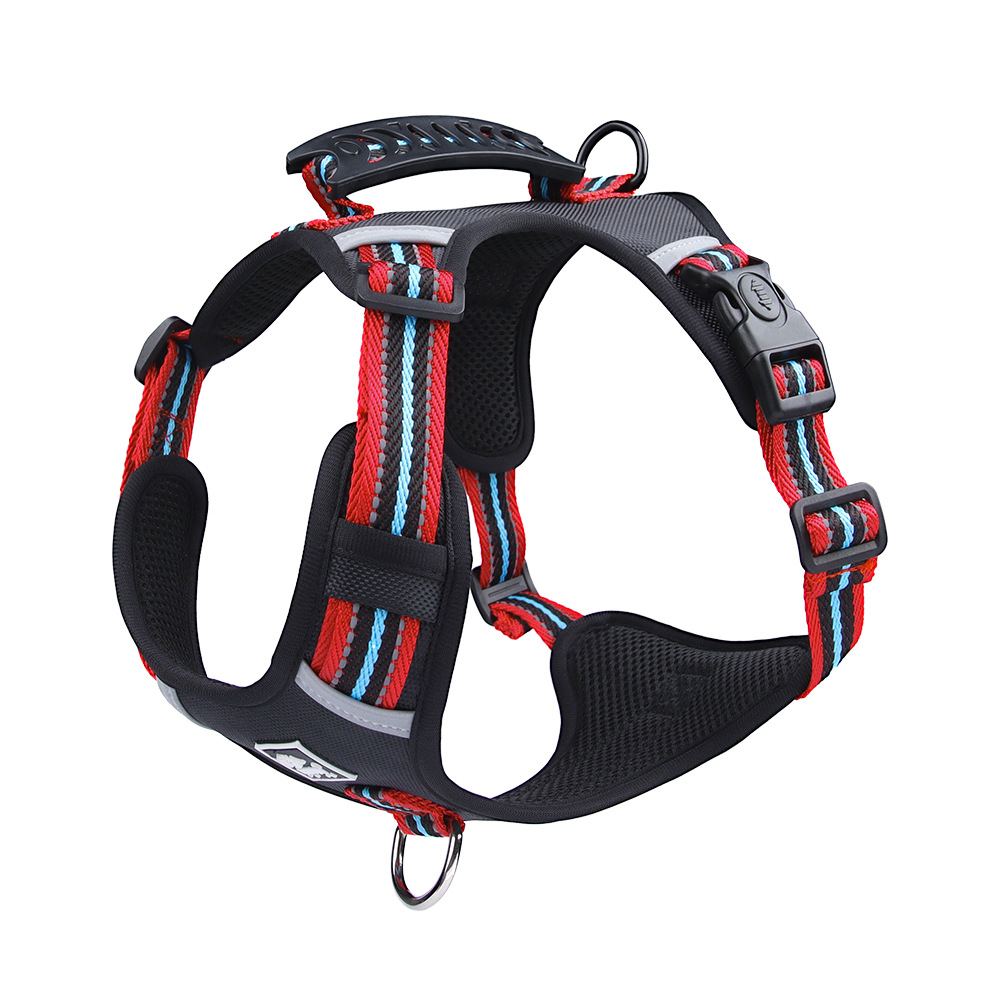 Pet Chest Back Dog Walking Out Explosion proof Large, Medium and Small Dog Chest Strap Racerback Vest corgi Haulage Rope