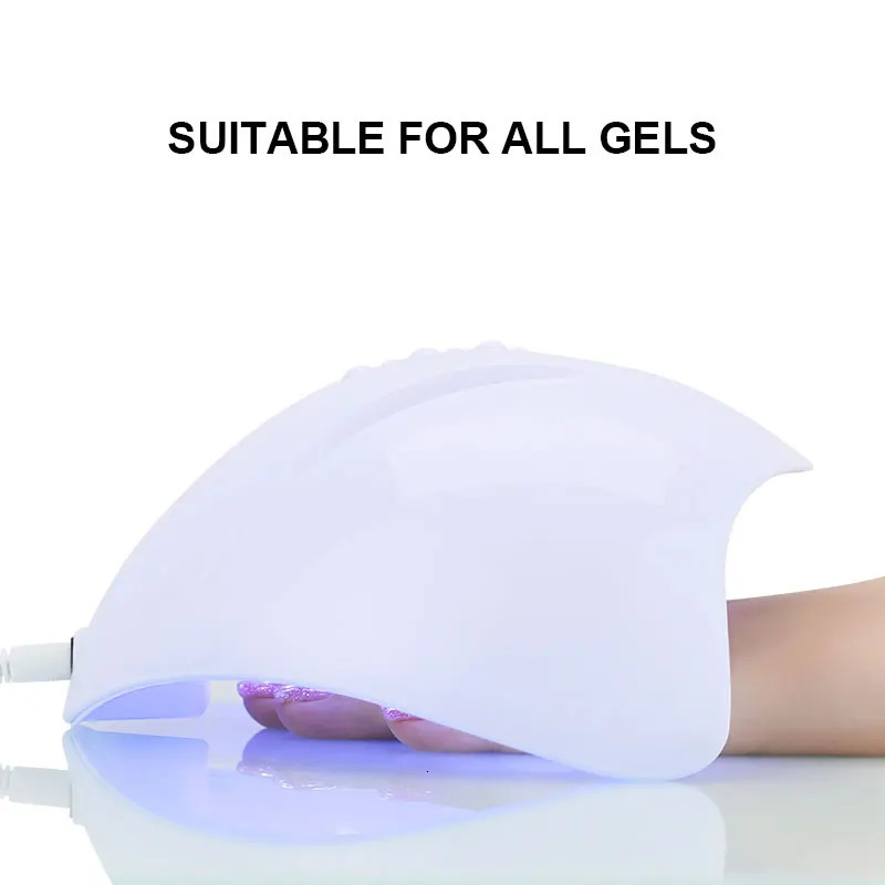 Arte Clavo UV LED nail lamp for ergonomics 12W 60S/120S gel nail polish dryer nail art tool for fast curing gel decal varnish 241018