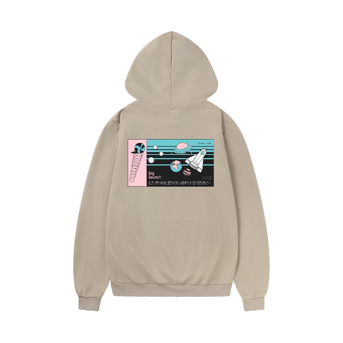 Customized Men Hoodie Hooded Collar Designer Men's Hooded Sweatshirt DIY Printed Tops Hoodie Street Thick Fleece
