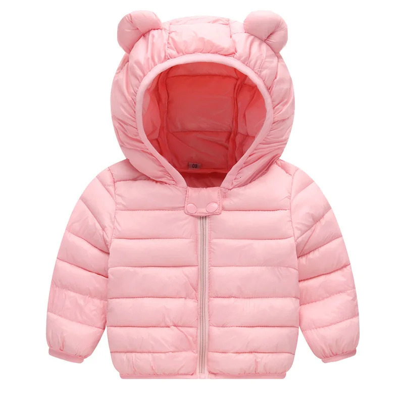 Baby Boys Down Jackets Outerwear For Kids Coats Autumn Girls Warm Hooded Jacket Coat Winter Toddler Girl 15Y 241018