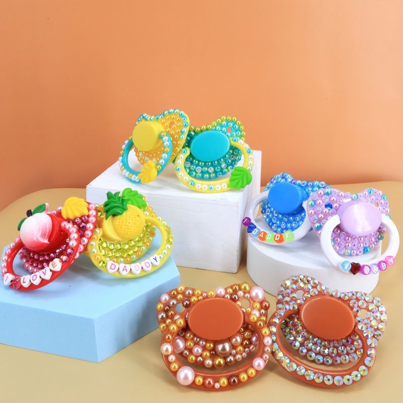 ABDL Adult Play Mouth Soothing pacifier party Funny Sticky Diamond Baby Soothing Emotion Big pacifier 241019