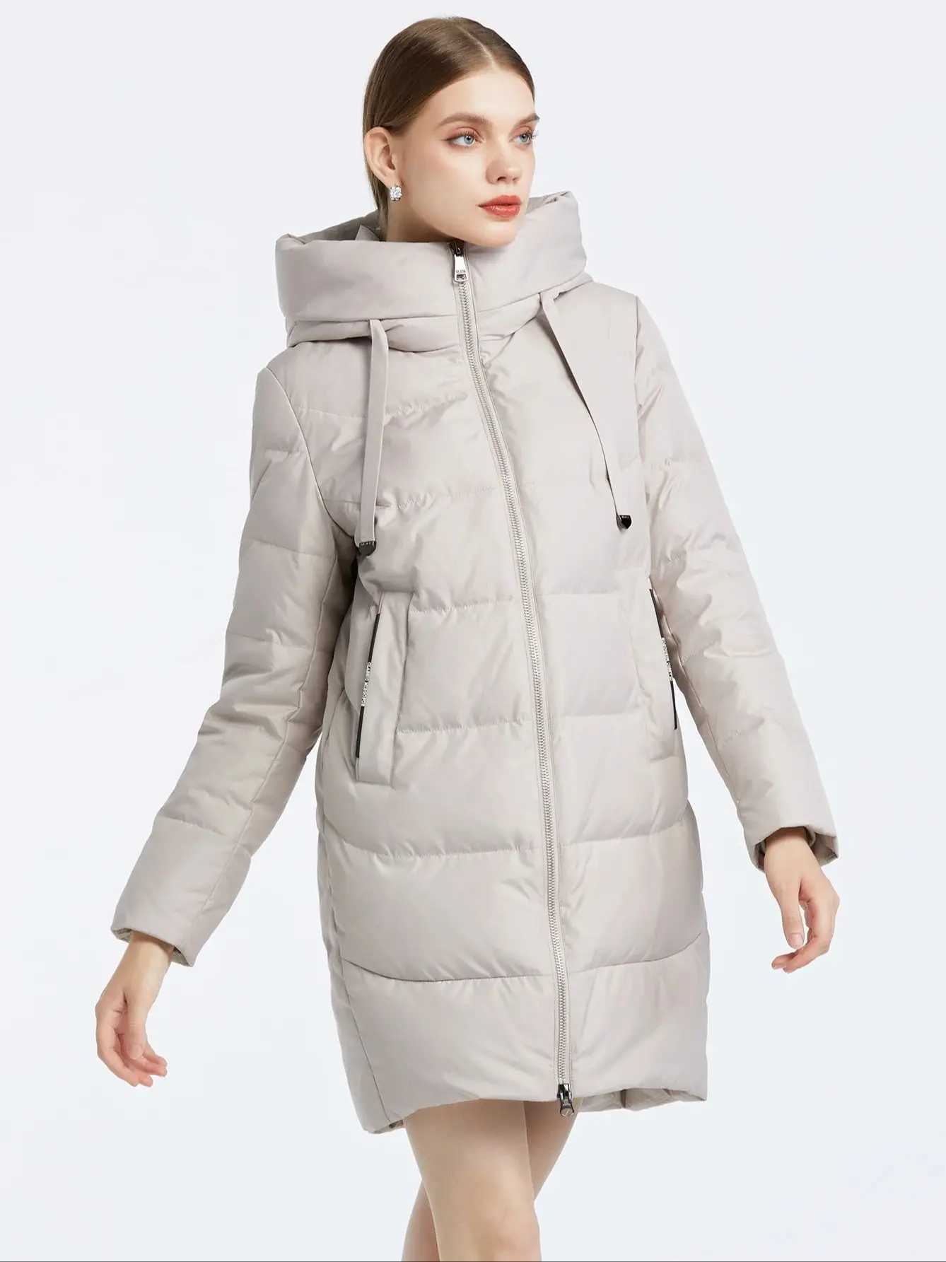 Cinemore Womens Jacket Winter 2023 Warm Long Parkas Hooded Outerwear Female Clothing Fashion Down Jacket Women Coat UnisexX241019