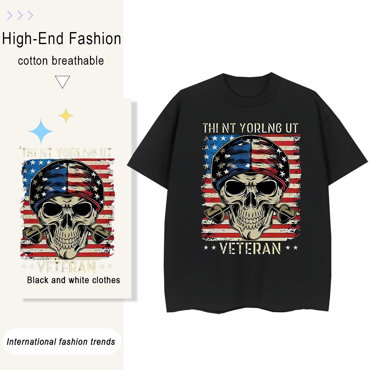 Stylist T-Shirts 230g Pure Cotton Short sleeve Soft High Street Hip Hop halloween Womens Tshirts Brand Custom Cartoon Wear