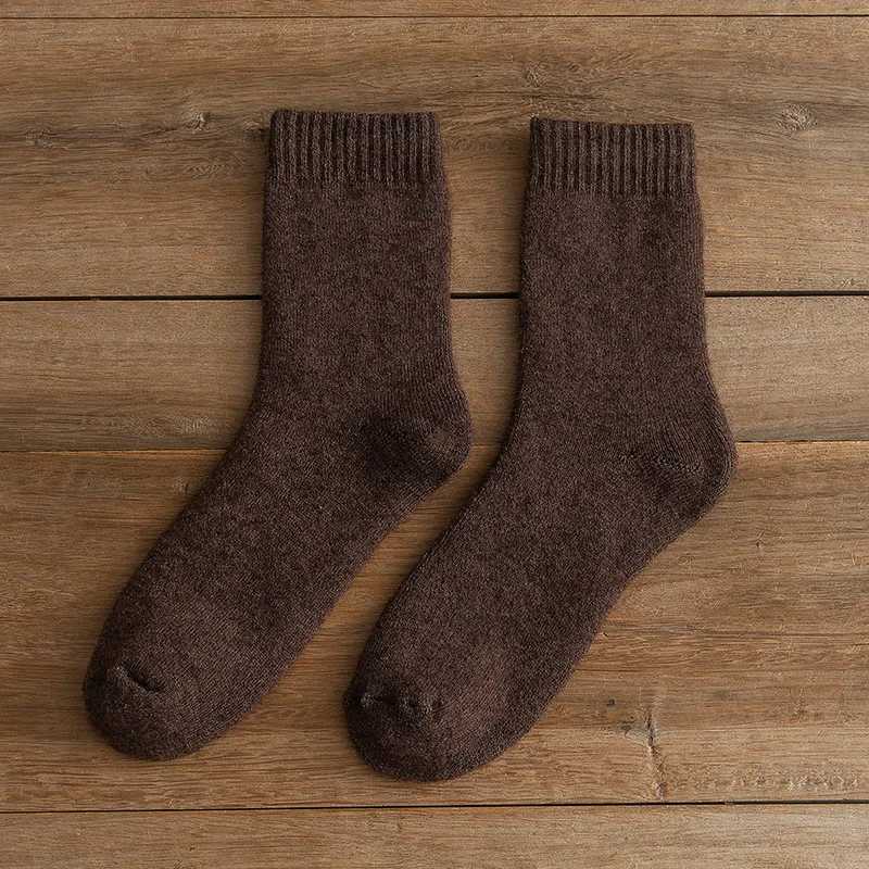 3 pairs Winter thickened wool socks for men and women Angora rabbit wool thickened warm terry warm wool Towel cycling socksXJ241019