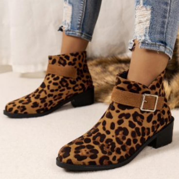 Women Fashion European American Style Plus Size Pointed Toe Martin Boots High Chunky Heel Triple Black Brown Free shipping f4a7