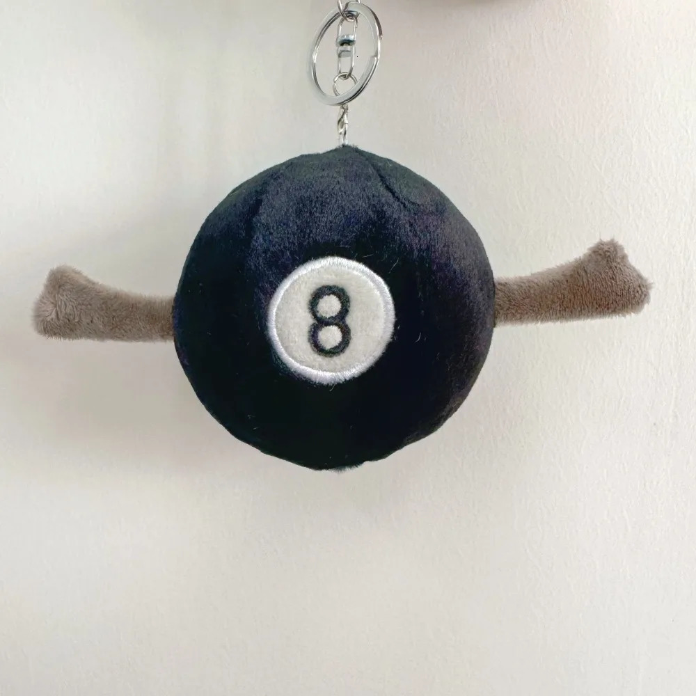 Interesting Ball Game Series Keychain Football Volleyball Stuffed Toy Plush Doll Basketball Cute Car Keyring Birthday Gift 241009