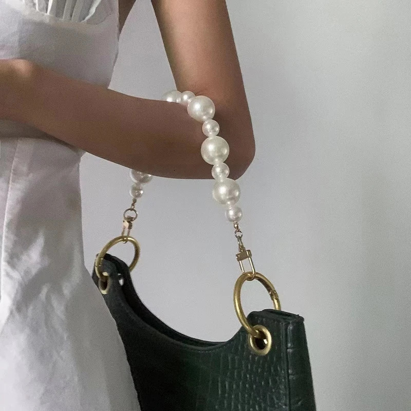 Fashion Pearl Bag Decoration Luggage Accessories Chain Women Handbag Shoulder Strap Decorative 241017