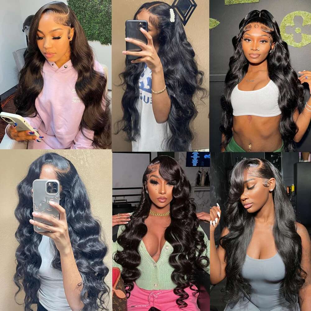 Lace Body Wave Front Human Hair Wigs X Frontal For Black Women Brazilian Closure Vrvogue al