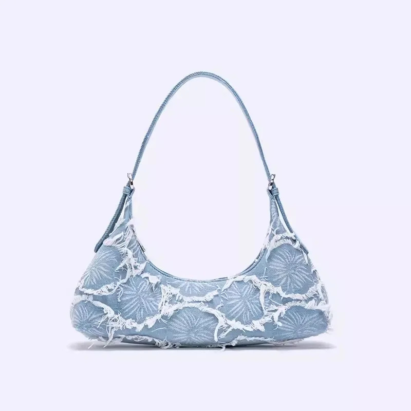 Fashion decal canvas lingerie bag retro womens clutch bag er handbag womens shoulder bag 241018